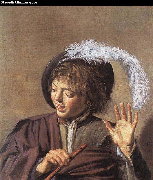 Frans Hals Singing Boy with a Flute WGA